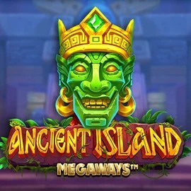 Ancient Island Megaways slot logo by Pragmatic Play at Realz Casino