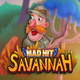 Mad Hit Savannah slot logo by RubyPlay at Realz Casino